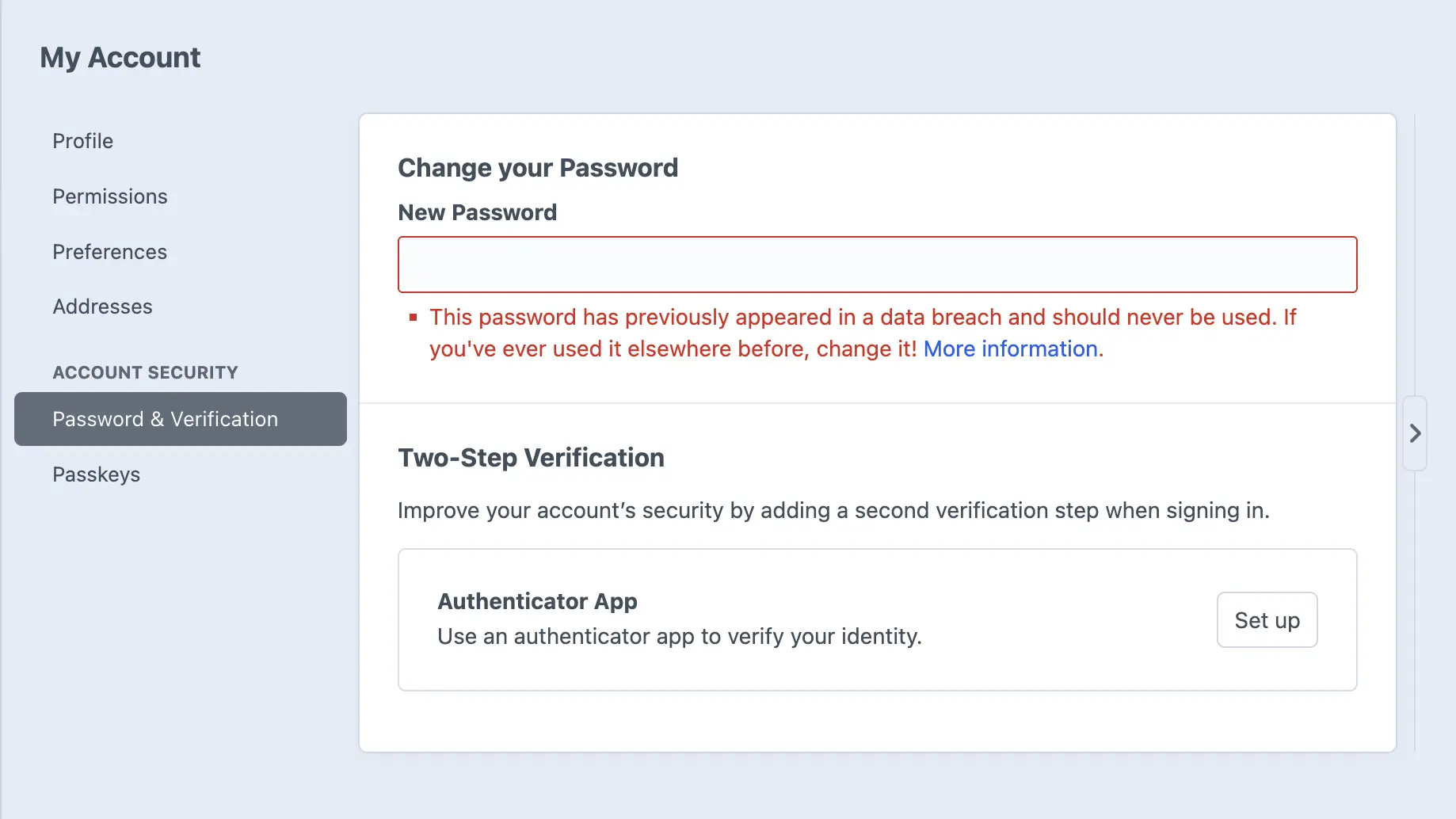 Pwny validation error in Craft Control Panel